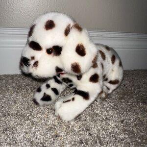 GUND Dalmatian Puppy Dog Plush 6" Stuffed Animal White & Black #046245